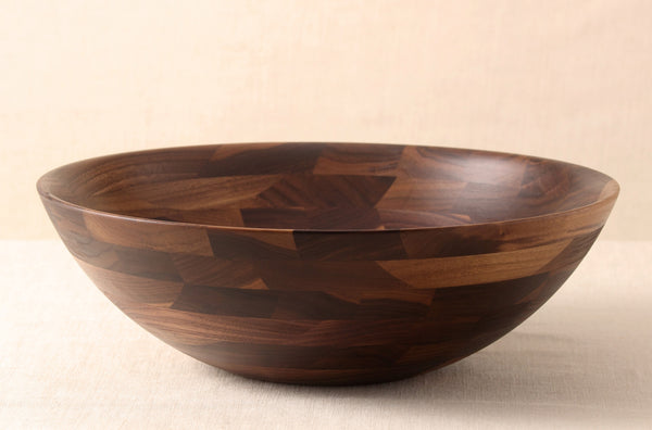 Black Walnut Sonoma Bowl Feeds a Crowd 14" | New Hampshire Bowl and Board