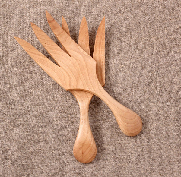 Wood Salad Claws in Maple Better than Alaskan Bear Claws | New Hampshire Bowl and Board