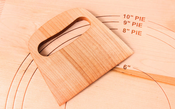 dough knife maple wood