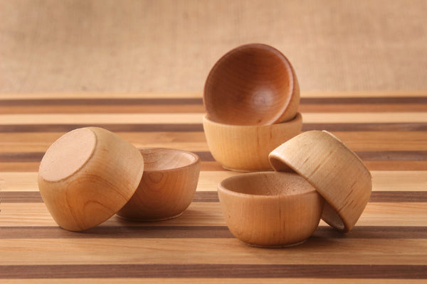 Wooden Pinch Bowls 