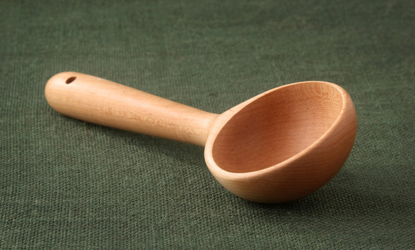 solid wood ladle