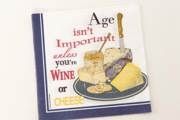 Beverage Napkins for the Cheese Lover