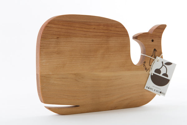 Whale Cutting Board in Maple | New Hampshire Bowl and Board
