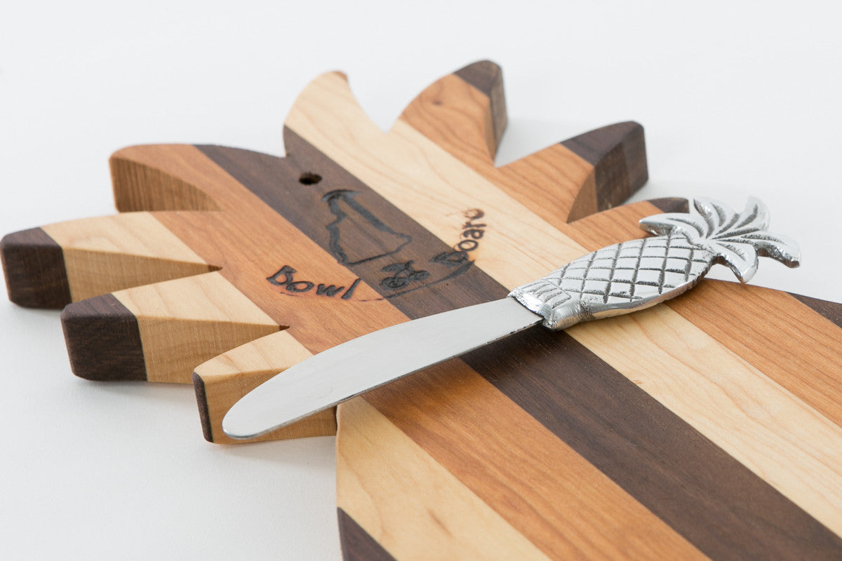 Wood Pineapple Cutting and Cheese Board