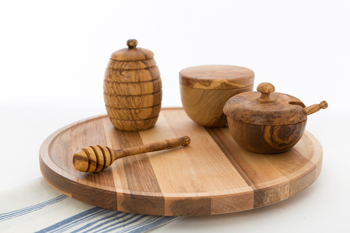 Personalized Butter Dish With Wooden Lid Unique Kitchen Gift for