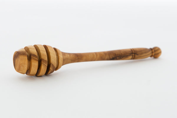 wood honey dipper