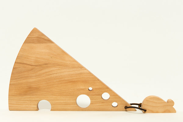 Wood Swiss Cheese Cutting Board | New Hampshire Bowl and Board