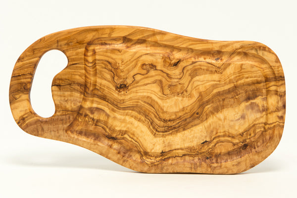 Olive Wood Cutting Board Solid Tree Trunk | New Hampshire Bowl and Board