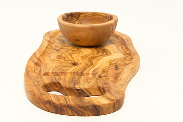 Olive Wood Cutting Board Solid Tree Trunk | New Hampshire Bowl and Board