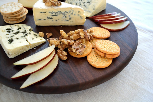 Handmade Black Walnut Lazy Susan Heirloom Quality | New Hampshire Bowl and Board