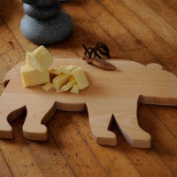 Big Bear Wood Cutting Board in Maple | New Hampshire Bowl and Board