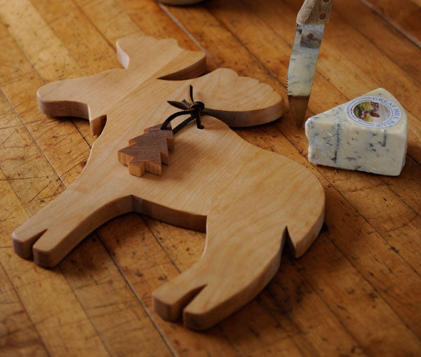 moose wood cutting board gift