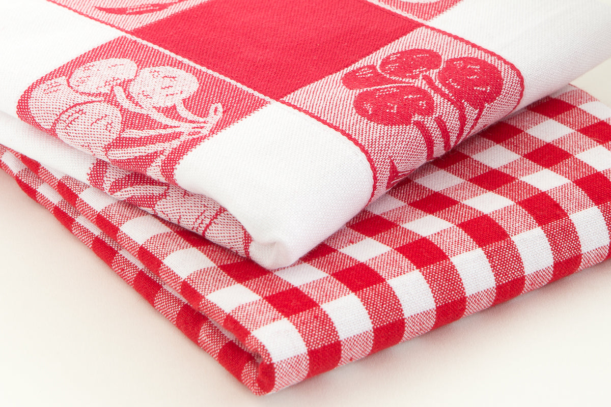 Kitchen Dish Towel Cabana Stripe, NH Bowl and Board