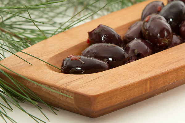 Wooden Olive Serving Dish 