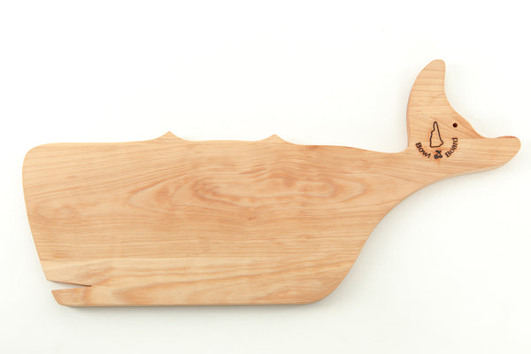 Large Nantucket Whale Cutting Serving Board | New Hampshire Bowl and Board