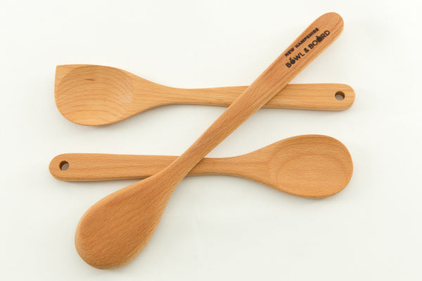 Extra Long 14" Wooden Cooking Spoon | New Hampshire Bowl and Board