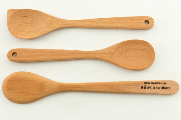 Extra Long 14" Wooden Cooking Spoon | New Hampshire Bowl and Board