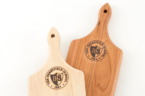 Handled Wood Cheese Board Corporate Gift | New Hampshire Bowl and Board