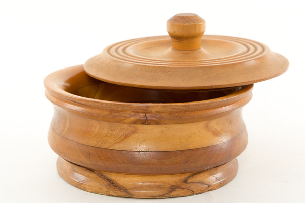 Handturned Wood Bowl with Lid | New Hampshire Bowl and Board