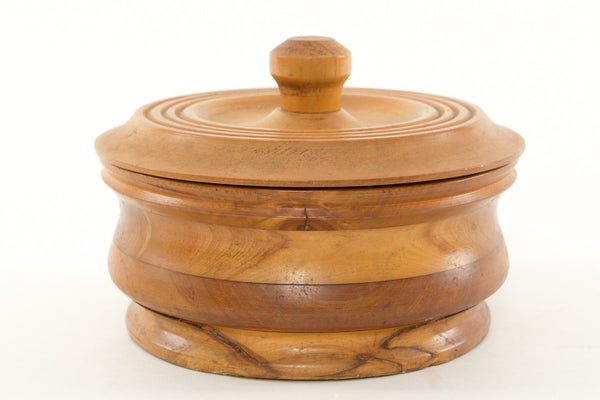 Handturned Wood Bowl with Lid | New Hampshire Bowl and Board