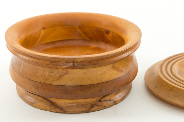 Handturned Wood Bowl with Lid | New Hampshire Bowl and Board