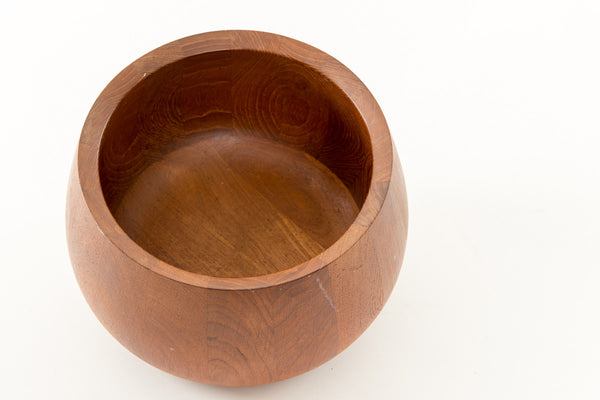 Hard-to-Find Deep Wooden Bowl 1960's Dansk | New Hampshire Bowl and Board