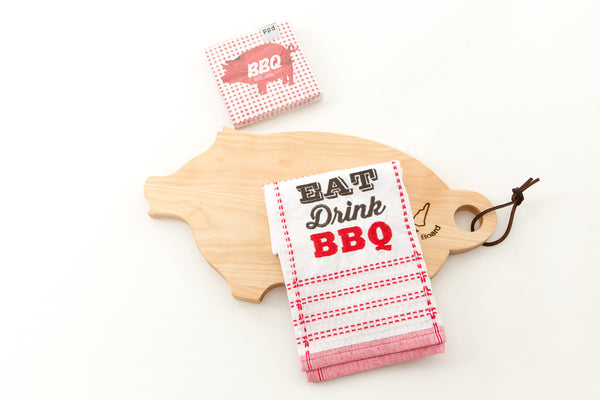 Red BBQ Dish Towel | New Hampshire Bowl and Board