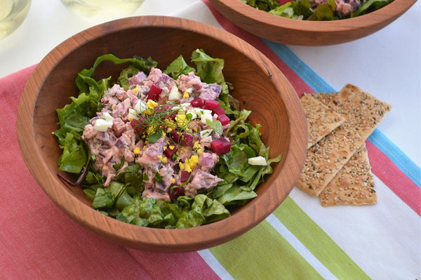 Striped Kitchen Towel Bright Lights | New Hampshire Bowl and Board