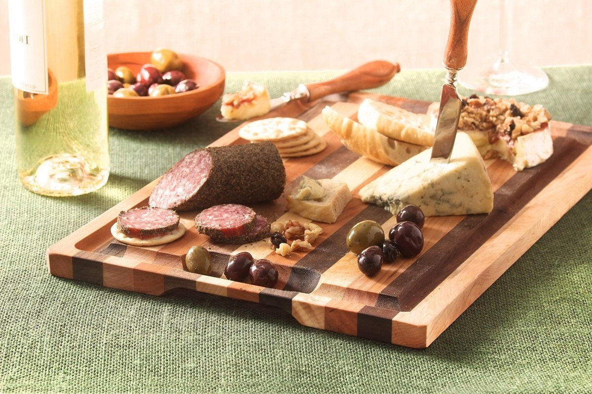 Best Wood Cutting Board Wedding Gift, NH Bowl and Board