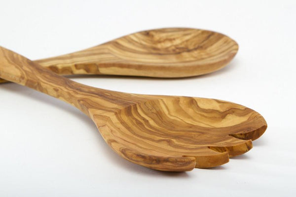 wood salad servers