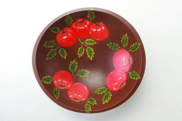 Painted Salad Bowl 2 Sizes Available | New Hampshire Bowl and Board