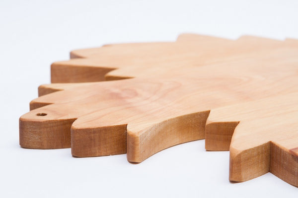 Wood Cutting Board Maple Leaf Shaped | New Hampshire Bowl and Board