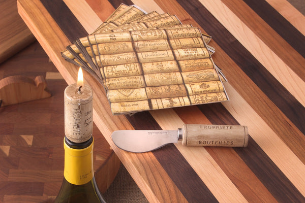 Cheese Spreader and Napkins Wine and Cheese Lover Gift Set | New Hampshire Bowl and Board