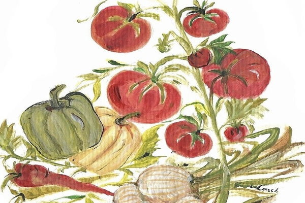 Salad Garden Dish Towel | New Hampshire Bowl and Board